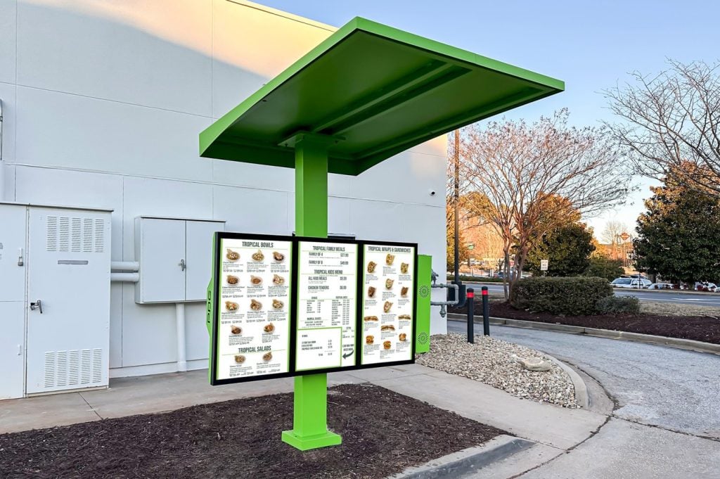 Stream Digital Drive-Thru with Canopy