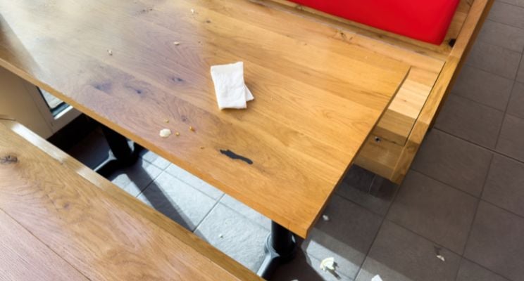 Empty Table - Dine-In Vs. Drive-Thru STREAM