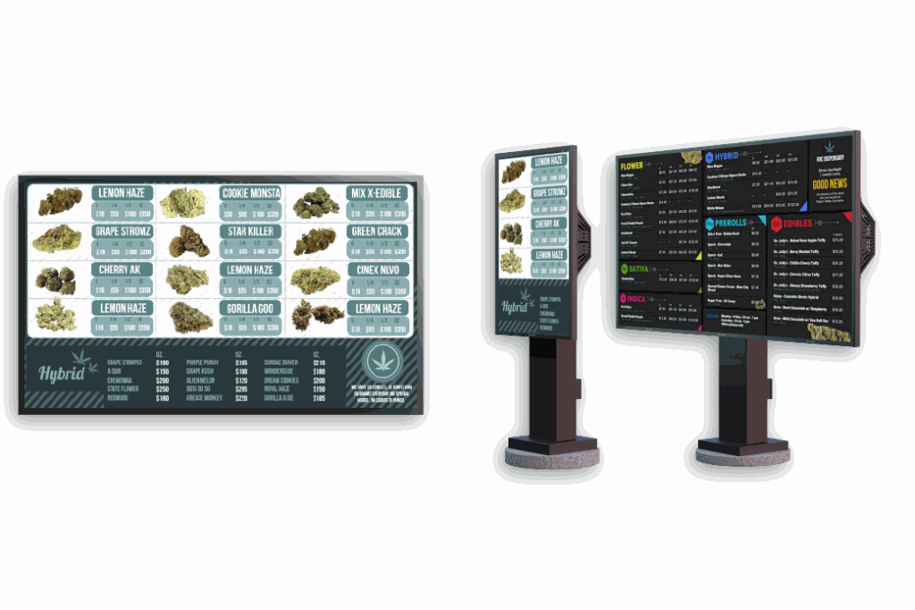 Drive-Thru Dispensary Menu STREAM