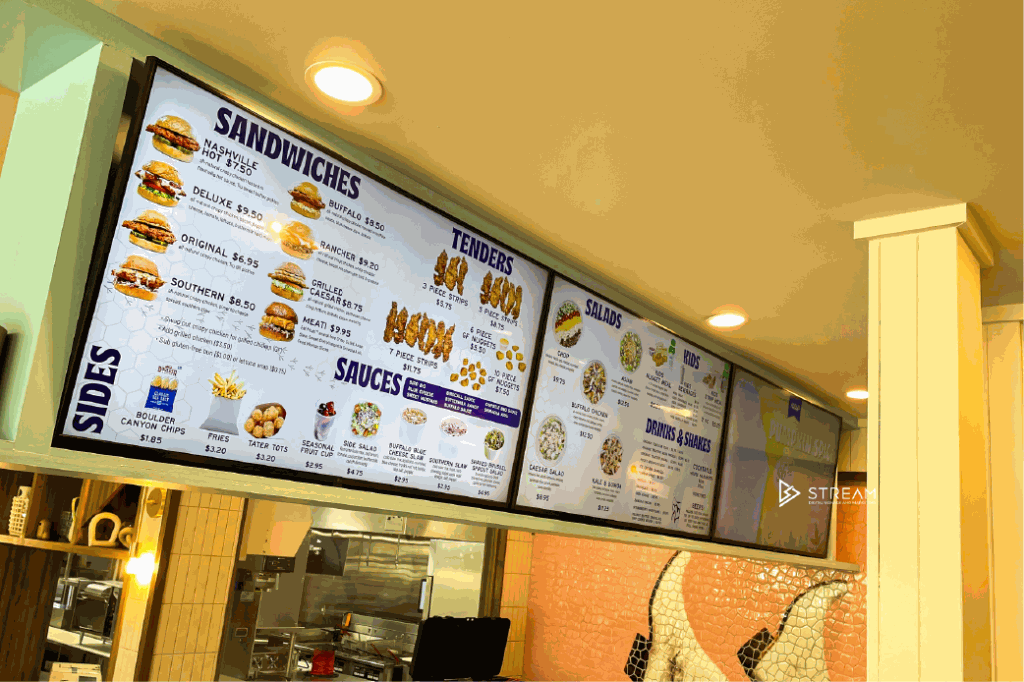 Digital Menu Board Solution STREAM