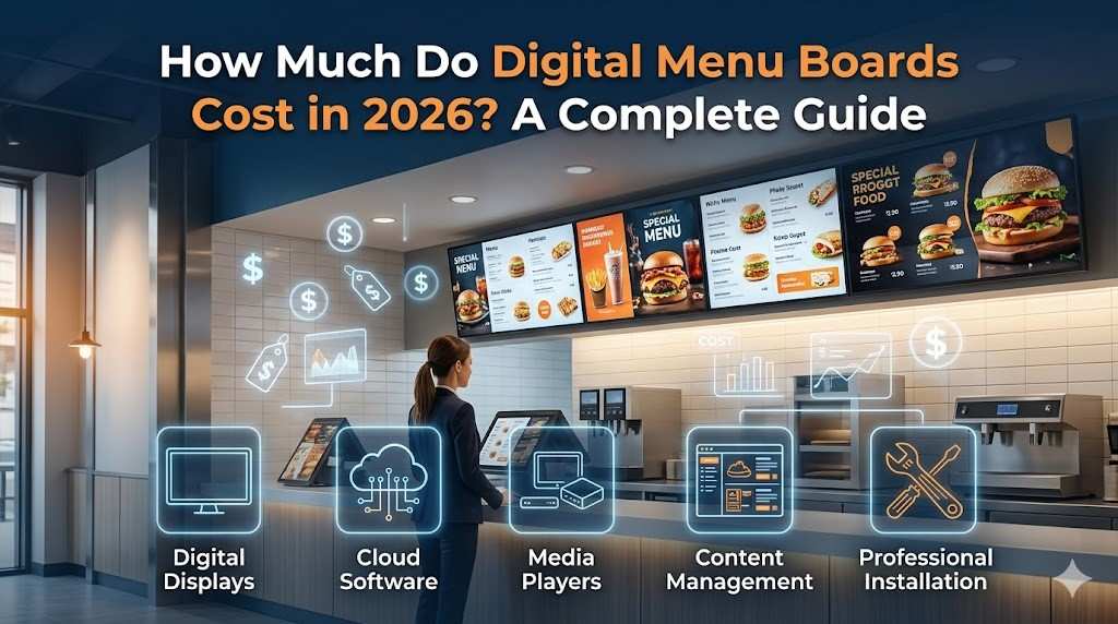 How Much Do Digital Menu Boards Cost? (2026 Updated Guide)
