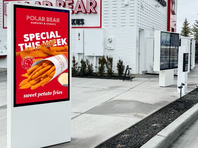 Promotional Drive Thru Screen